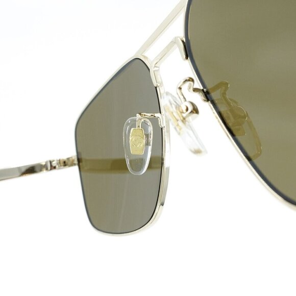 Gucci GG1289 Navigator Sunglasses Gold Brown OS - Picture 8 of 16